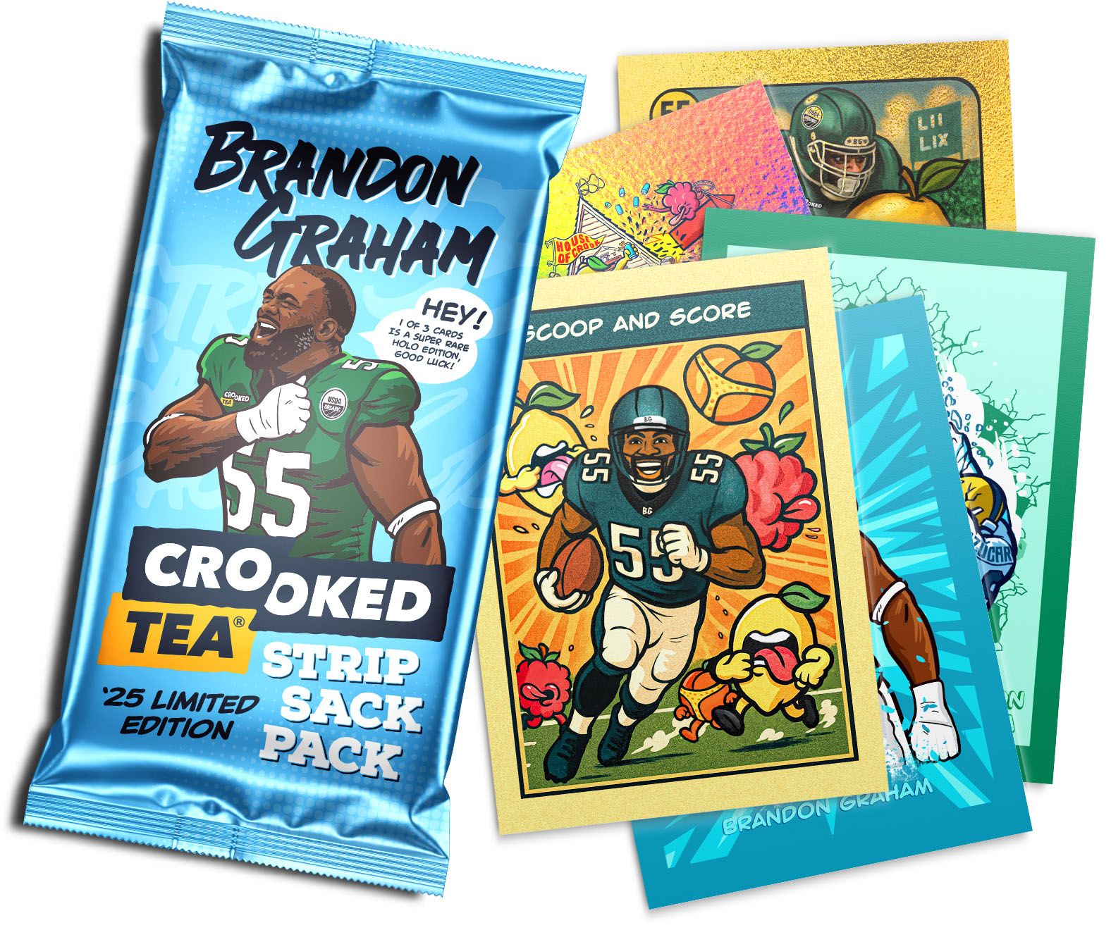 Limited Edition Brandon Graham Strip Pack Sack