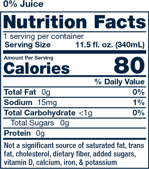 Crooked Tea Nutrition Facts
