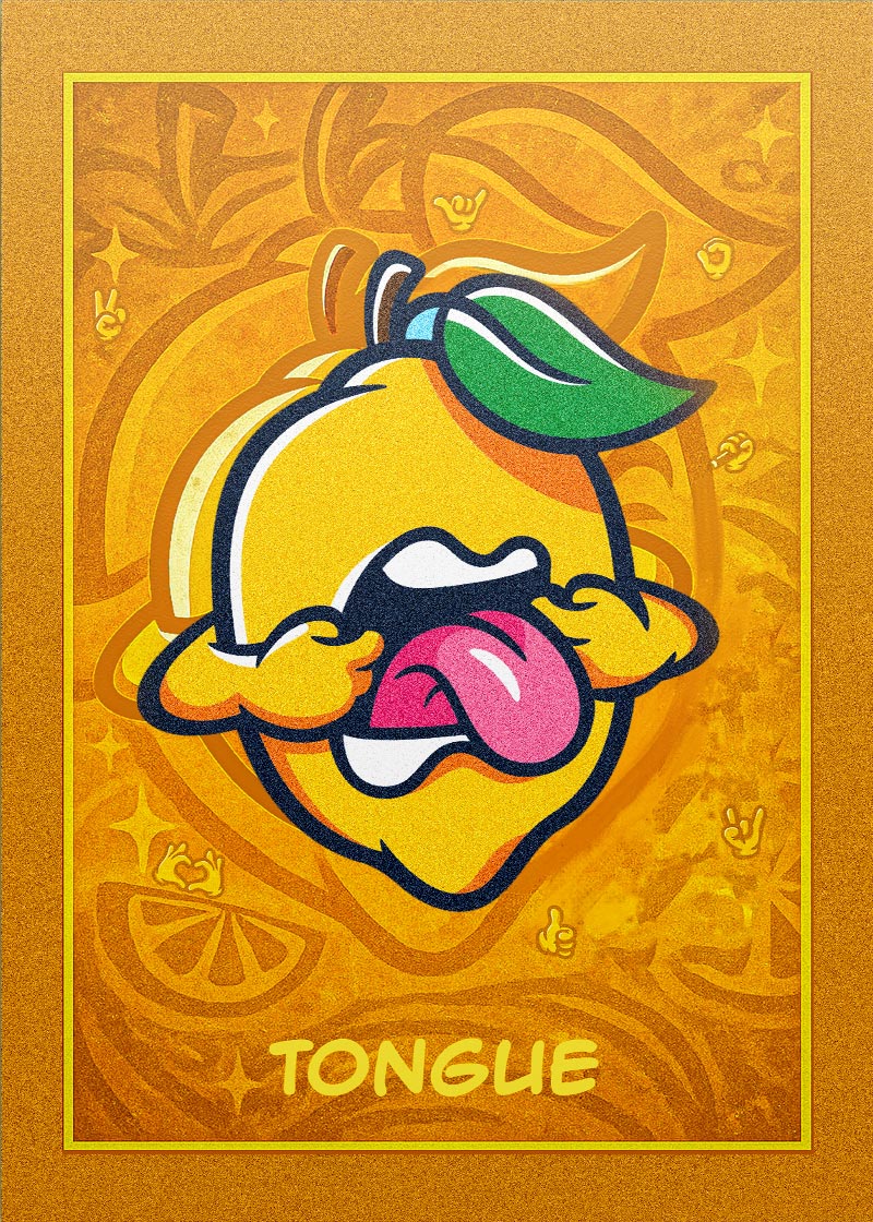 Brandon Graham "Tongue" collectible card