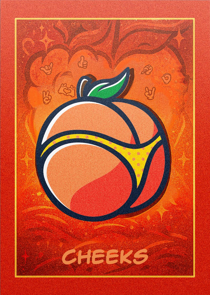 Brandon Graham "Cheeks" collectible card