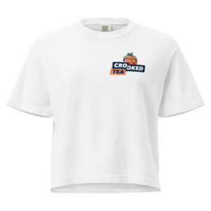 Women’s Heavyweight boxy peach tee